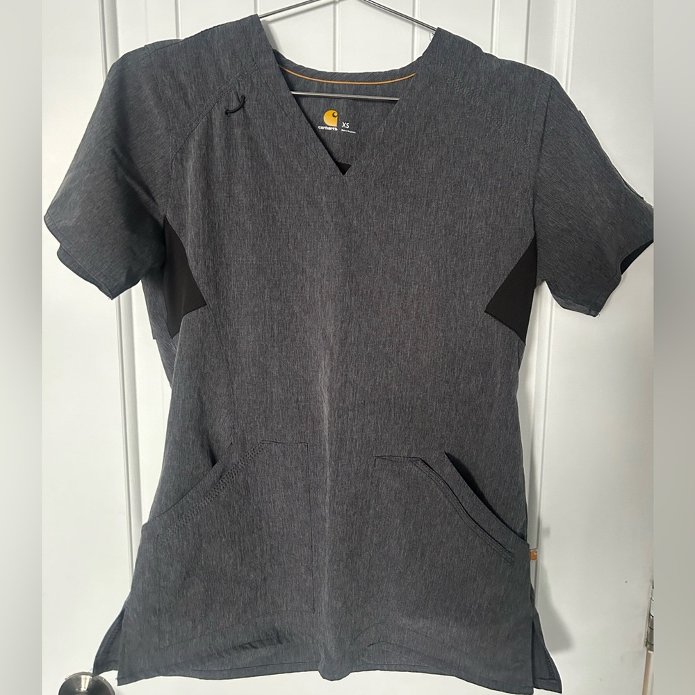 Carhartt Gray Fitted Short Sleeve T-Shirt
